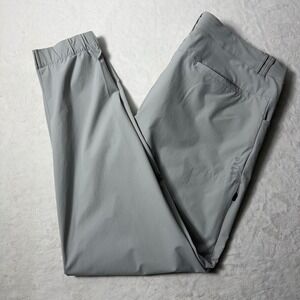 BYLT Pants Mens 36 Gray Ace Jogger Stretch Golf Performance Tapered Tech 36x29